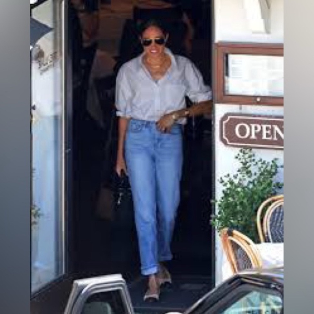 NWT La Ligne the Molly (Walter Color) Denim Jean ASO Meghan Markle